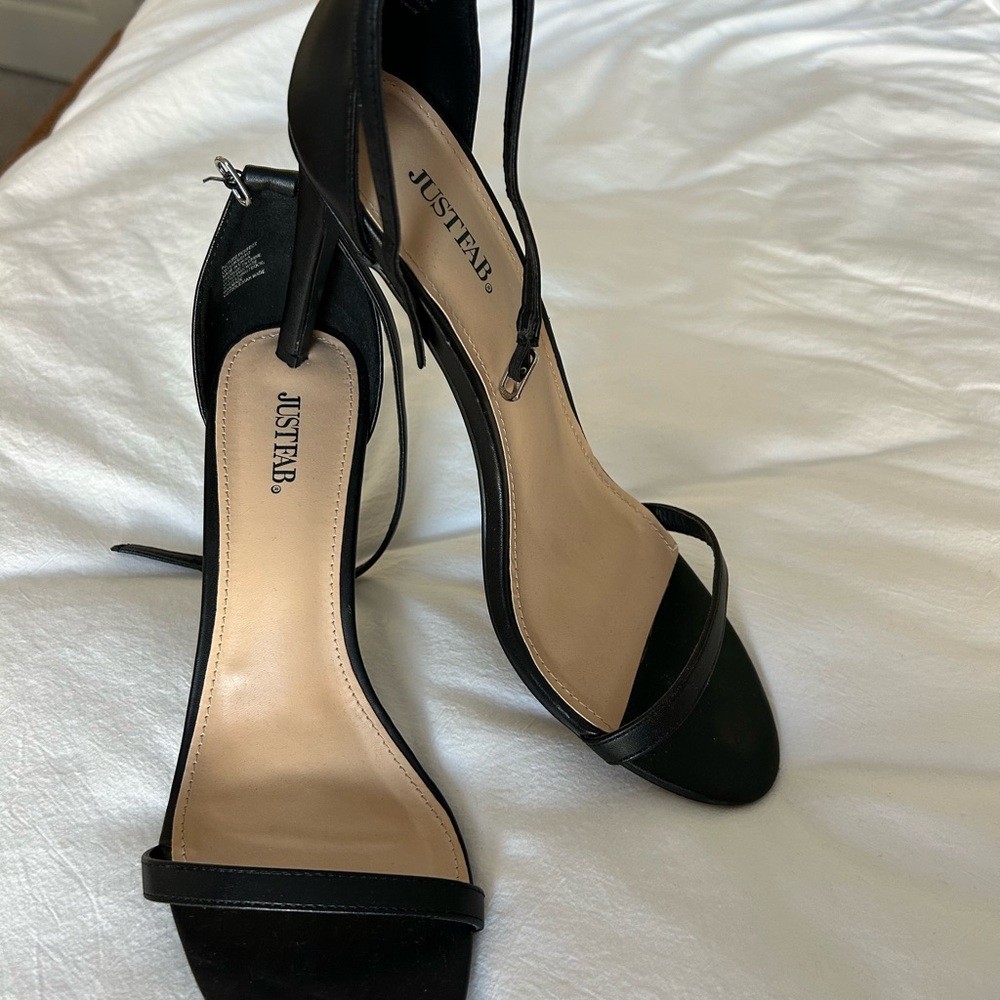 JustFab Black Women's Heels